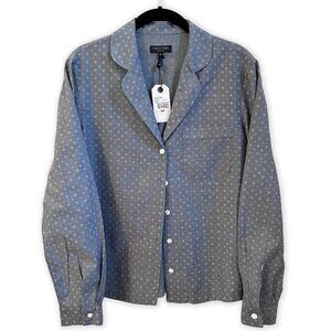 Rag & Bone AUDLEY Urban Cotton Pajama Shirt Size S/P